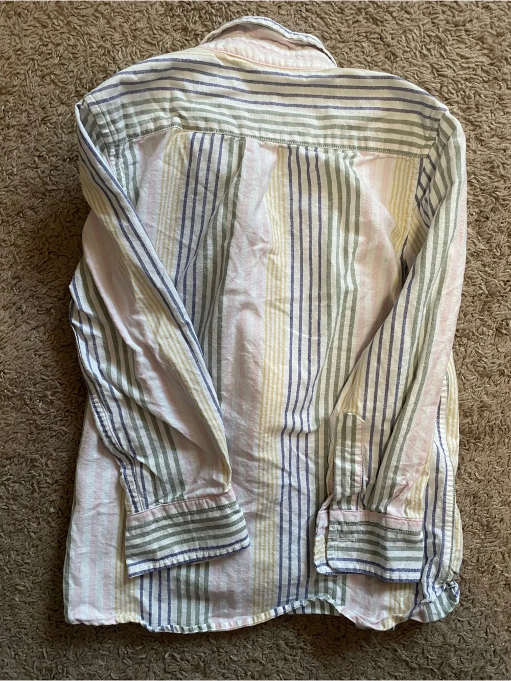 GAP Pastel Multi-Stripe Boy’s Button-Up Shirt